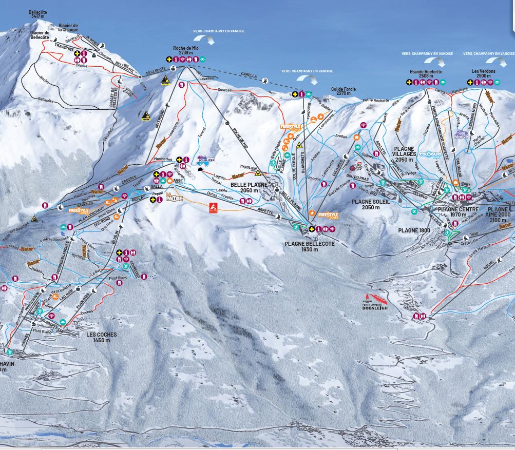 Piste Map 7993